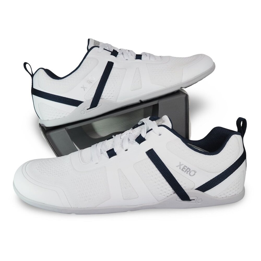 Xero Prio Neo Minimalist Barefoot Training Shoes‎ Men's 14 White / Navy